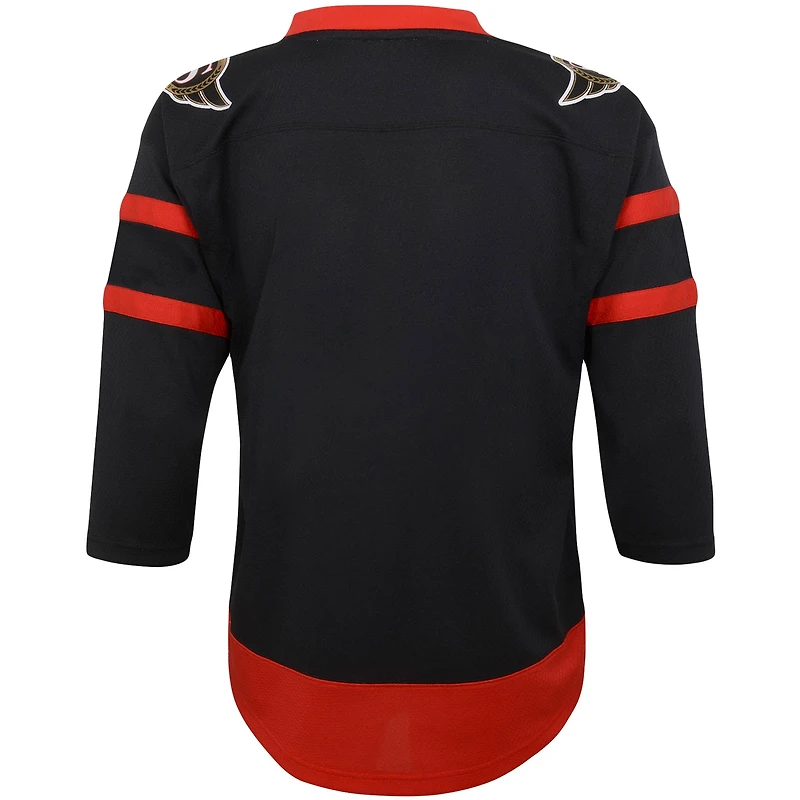 Youth Black Ottawa Senators Home - Replica Jersey