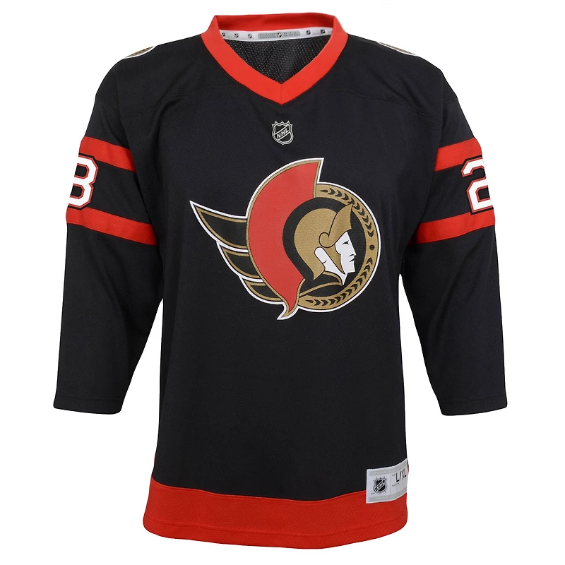 Youth Claude Giroux Black Ottawa Senators Home 2020/21 Replica Player - Jersey