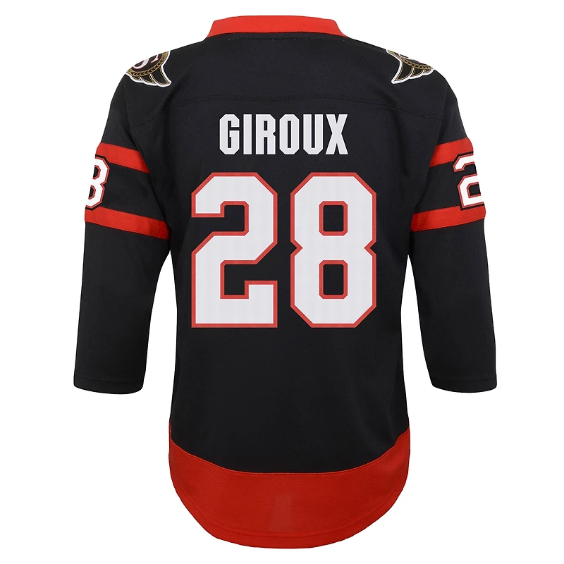 Jeune Claude Giroux Noir Ottawa Senators Home 2020/21 Replica Player - Maillot