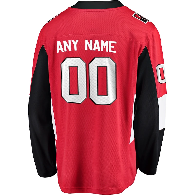 Youth Fanatics Red Ottawa Senators Breakaway - Custom Jersey