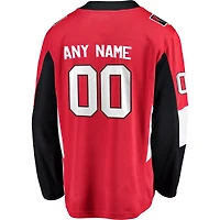Youth Fanatics Red Ottawa Senators Breakaway - Custom Jersey