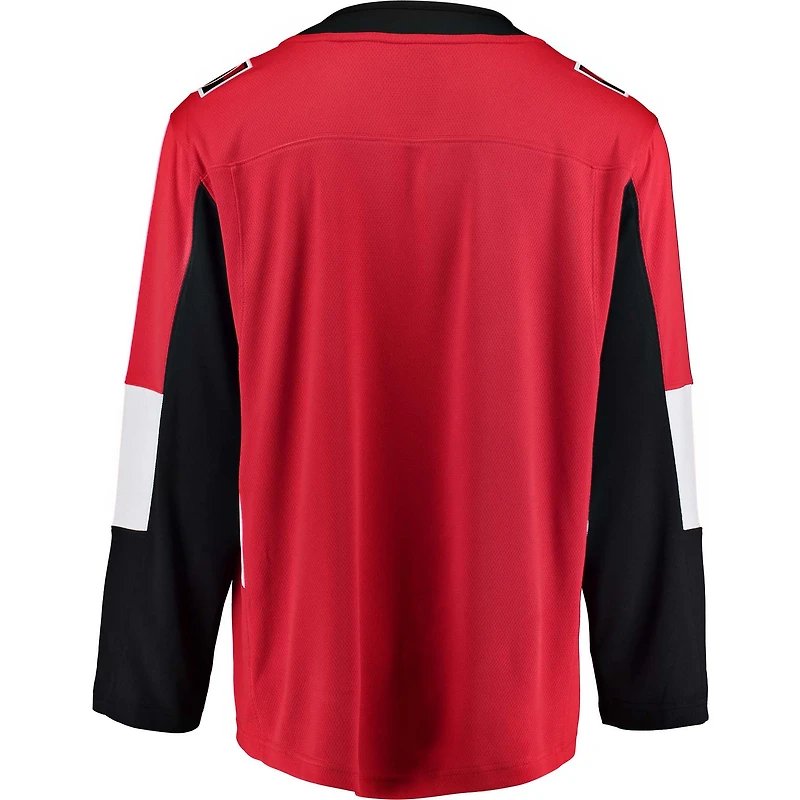 Youth Fanatics Red Ottawa Senators Home Breakaway - Blank Jersey