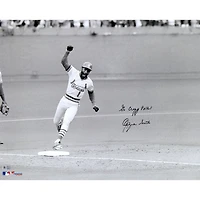 Photo autographiée d'Ozzie Smith (Cardinals de Saint-Louis) de 1985 (40,6 x 50,8 cm) avec l'inscription « Allez les fous ! »