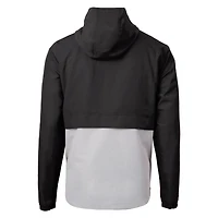 Men's Cutter & Buck  Black Pac-12 Gear Charter Eco Recycled Anorak Half-Zip Jacket