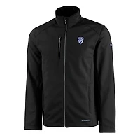 Men's Cutter & Buck  Black Pac-12 Gear Evoke Eco Softshell Recycled Full-Zip Jacket