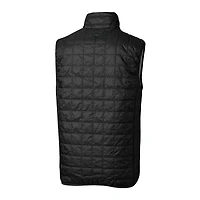 Gilet matelassé isolant entièrement zippé Rainier PrimaLoft Eco pour homme, noir, Cutter & Buck Pac-12 Gear