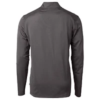 Men's Cutter & Buck  Black Pac-12 Gear Virtue Eco Pique Micro Stripe Recycled Polo