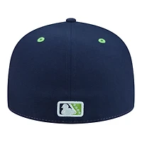 Men's New Era  Pastel Blue/Navy Palm Beach Cardinals Minor League Theme Nights 59FIFTY Fitted Hat