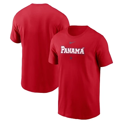 T-shirt Nike rouge Panama baseball 2026 Classique mondiale de pour homme