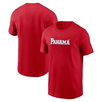 T-shirt Nike rouge Panama baseball 2026 Classique mondiale de pour homme