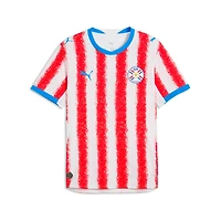 Men's Puma  White Paraguay National Team 2026 Home On-Field Authentic Jersey