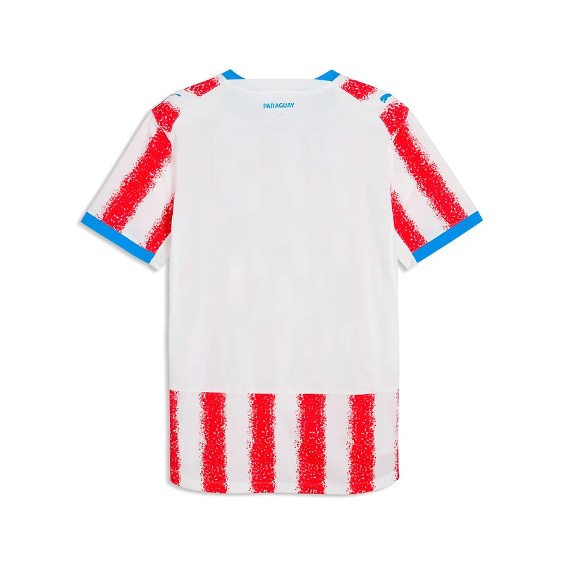Maillot domicile authentique Puma blanc de l'équipe nationale du Paraguay 2026 pour homme