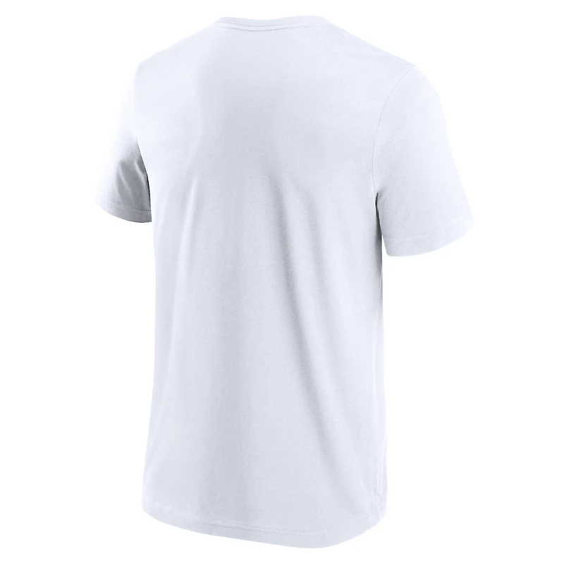 Men's Fanatics White Paris 2024 Summer Olympics Allez Les Blues Roundall T-Shirt