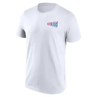 Men's Fanatics White Paris 2024 Summer Olympics Allez Les Blues Slogan T-Shirt