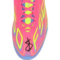 Bradley Barcola Paris Saint-Germain Crampons de football adidas F50 roses autographiés