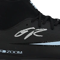 Crampons de football Nike Mercurial noirs autographiés par Gonçalo Ramos (Paris Saint-Germain)