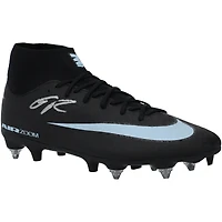 Crampons de football Nike Mercurial noirs autographiés par Gonçalo Ramos (Paris Saint-Germain)