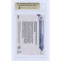 Khvicha Kvaratskhelia Paris Saint-Germain 2024-25 Topps Now UCL First Georgian to Score in a Final #163 BGS Authenticated 9.5 Card