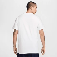 T-shirt Nike blanc avec logo Paris Saint-Germain pour homme