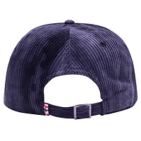 Men's Fan Ink  Black Paris Saint-Germain Open Corduroy Adjustable Hat