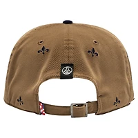Casquette réglable Fan Ink marron/marine Paris Saint-Germain Whisky pour homme