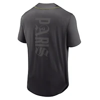 Maillot de baseball surdimensionné Fanatics bleu marine Paris Saint-Germain pour homme