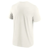 T-shirt Paris Saint-Germain pour homme, couleur crème, style universitaire