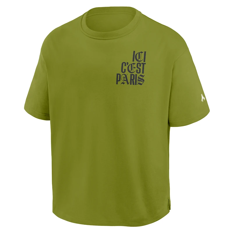 T-shirt oversize Fanatics vert Paris Saint-Germain pour homme