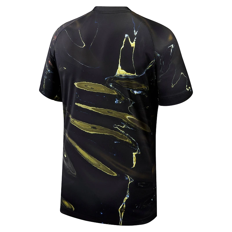 Men's Jordan Brand Black Paris Saint-Germain 2025/26 Night Edition Stadium Replica Jersey