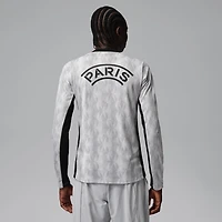 Men's Jordan Brand  Black Paris Saint-Germain Long Sleeve Pre-Match Dri-FIT Top
