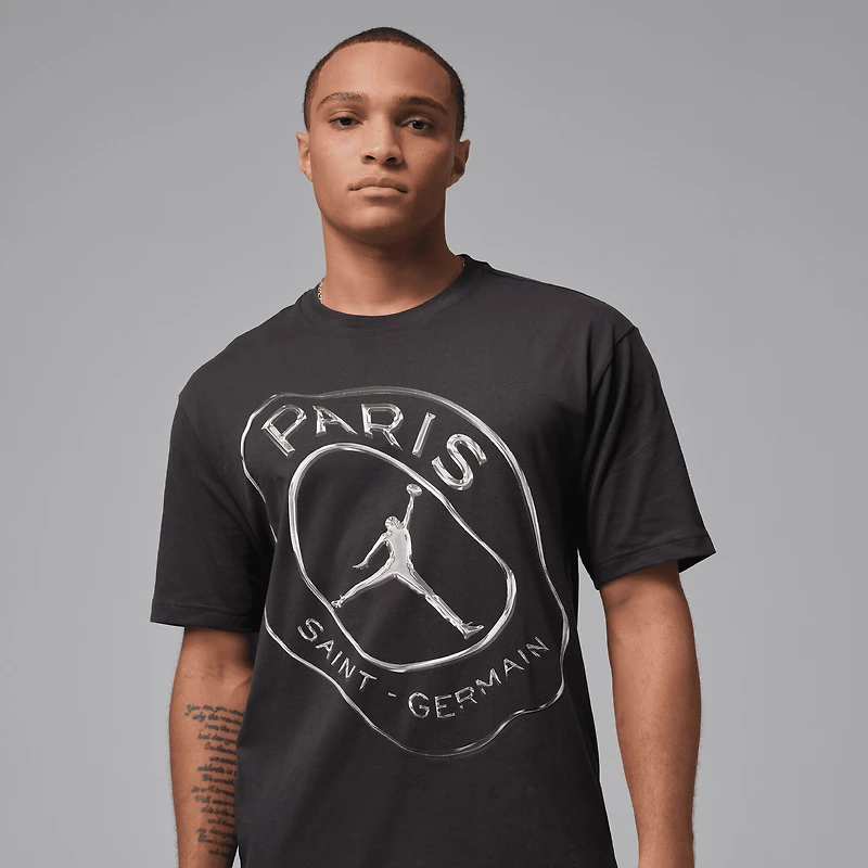 T-shirt d'entraînement noir Jordan Brand Paris Saint-Germain pour homme