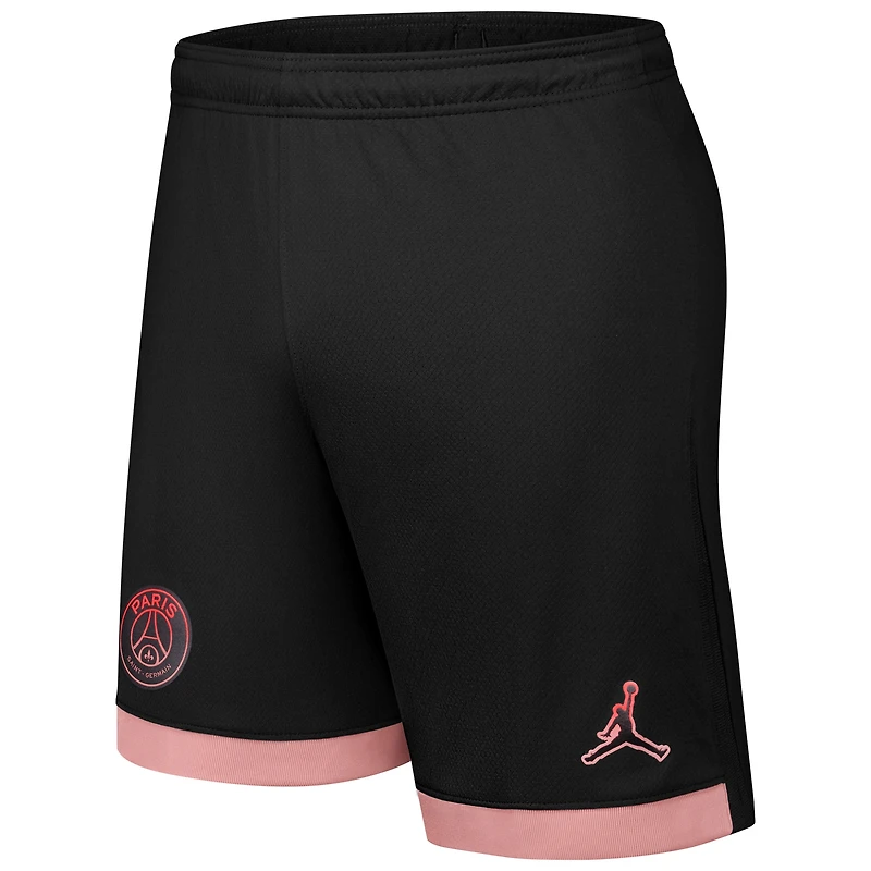Short Jordan Brand noir pour homme Paris Saint-Germain Third 2024/25 Performance Stadium