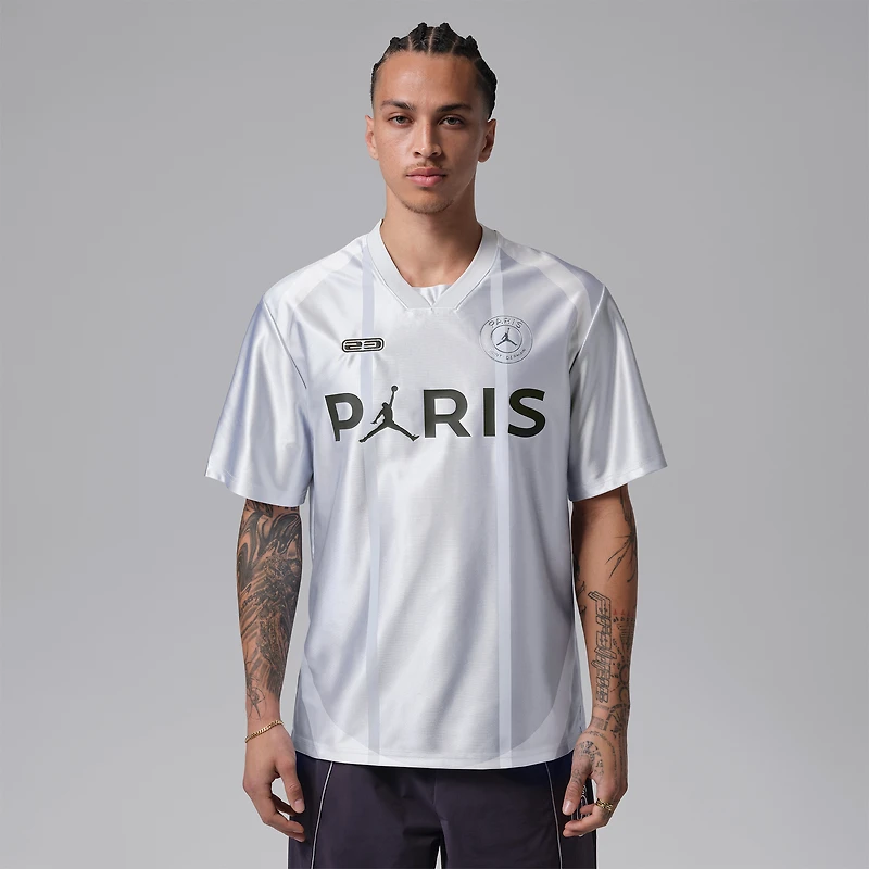 Men's Jordan Brand Gray Paris Saint-Germain Lifestyle Jersey