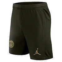 Short Jordan Brand olive Paris Saint-Germain 2023/24 Quatrième Stadium pour homme