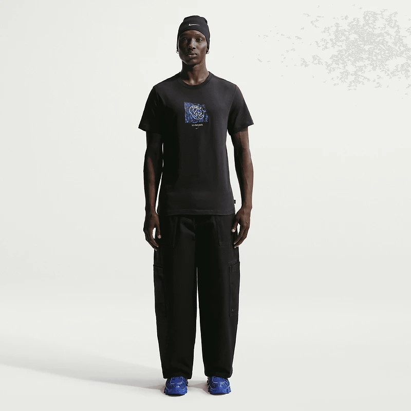 Men's Nike Black Paris Saint-Germain Banner T-Shirt