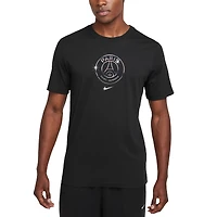 Men's Nike Black Paris Saint-Germain Crest T-Shirt