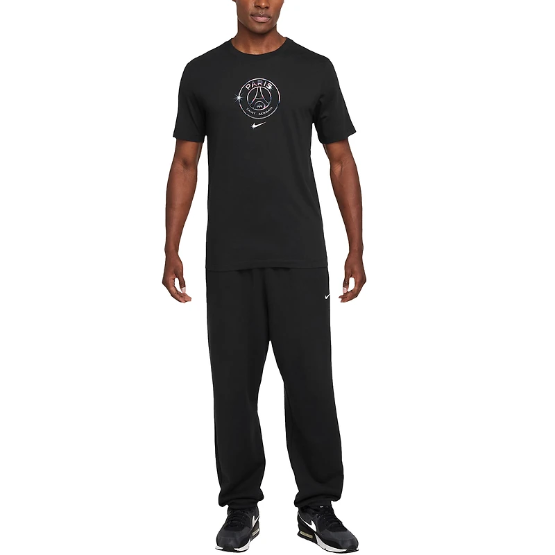 Men's Nike Black Paris Saint-Germain Crest T-Shirt