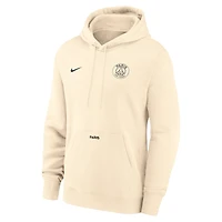 Sweat à capuche Nike Paris Saint-Germain Club crème pour homme