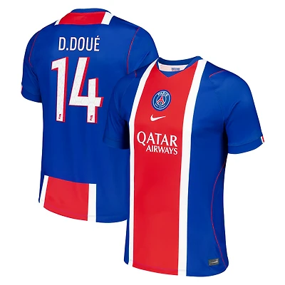 Men's Nike Désiré Doué Blue Paris Saint-Germain 2026/27 Home Stadium Replica Jersey