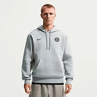 Men's Nike Gray Paris Saint-Germain Club Crest Fleece Hoodie
