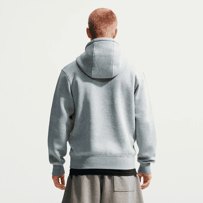 Men's Nike Gray Paris Saint-Germain Club Crest Fleece Hoodie