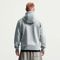 Men's Nike Gray Paris Saint-Germain Club Crest Fleece Hoodie