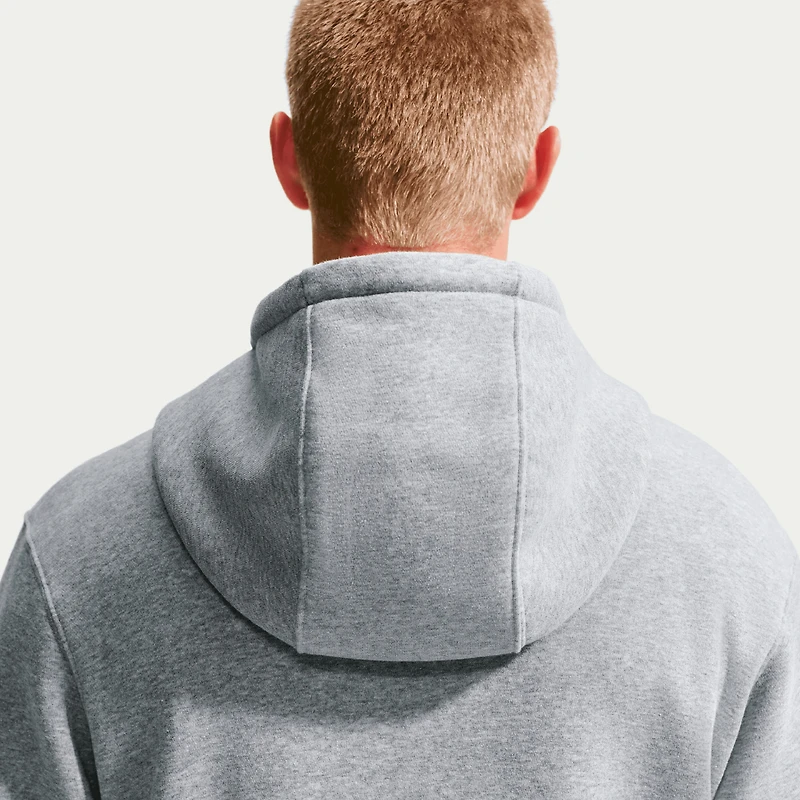 Men's Nike Gray Paris Saint-Germain Club Crest Fleece Hoodie