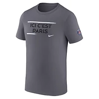 Men's Nike Gray Paris Saint-Germain Verbiage T-Shirt