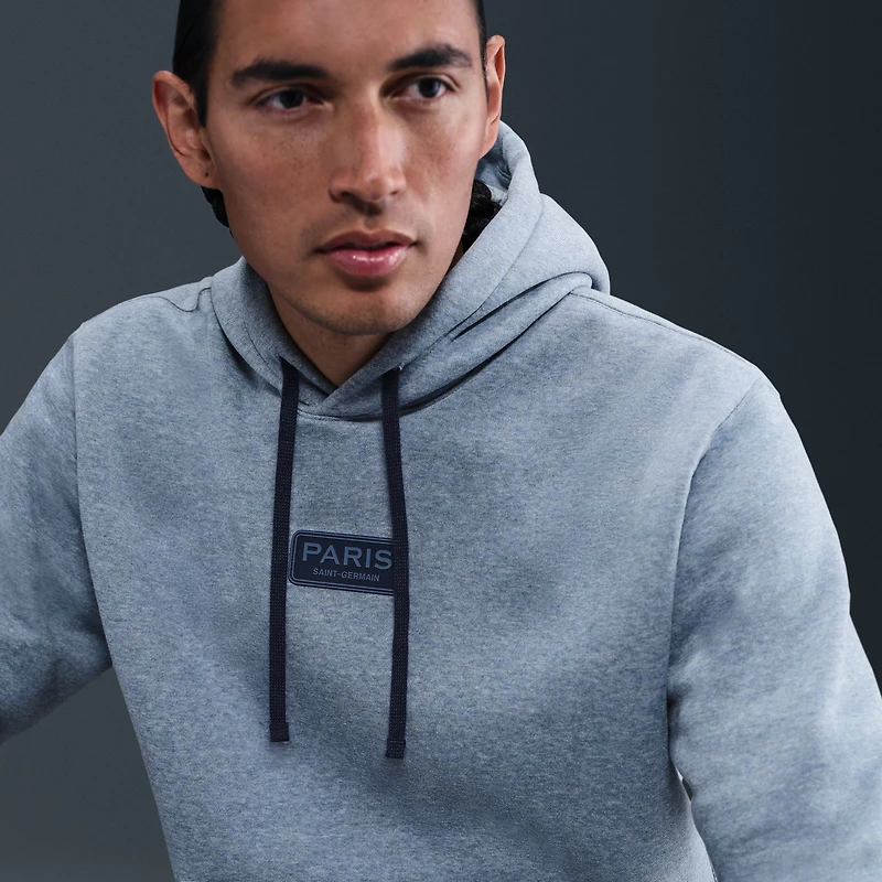 Men's Nike  Heather Navy Paris Saint-Germain Club Pullover Hoodie