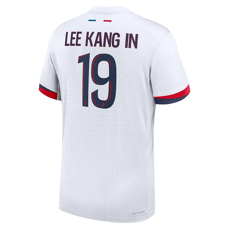 Maillot Nike Lee Kang pour homme - Réplique du joueur extérieur Paris Saint-Germain 2024/25 Blanc