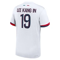 Maillot Nike Lee Kang pour homme - Réplique du joueur extérieur Paris Saint-Germain 2024/25 Blanc