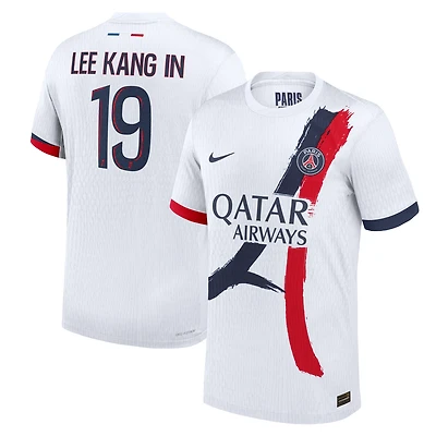 Maillot Nike Lee Kang pour homme - Réplique du joueur extérieur Paris Saint-Germain 2024/25 Blanc