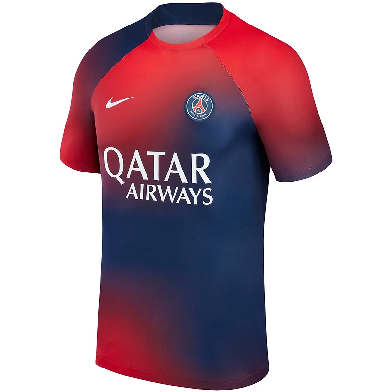 Haut d'Avant-Match Paris Saint-Germain 2023/24 Academy Pro Homme Nike Bleu Marine