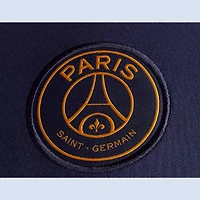 Men's Nike Navy Paris Saint-Germain 2023/24 Strike Drill Performance Raglan Quarter-Zip Long Sleeve Top